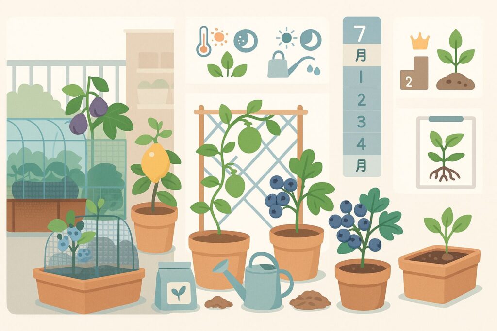 家庭菜園で7月に植える果物の完全ガイド 初心者向けの育て方