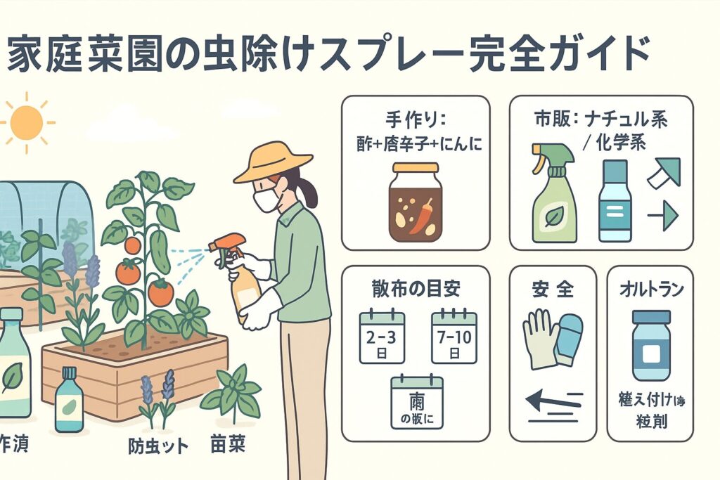 家庭菜園用虫除けスプレーのおすすめの選び方と徹底比較 完全ガイド