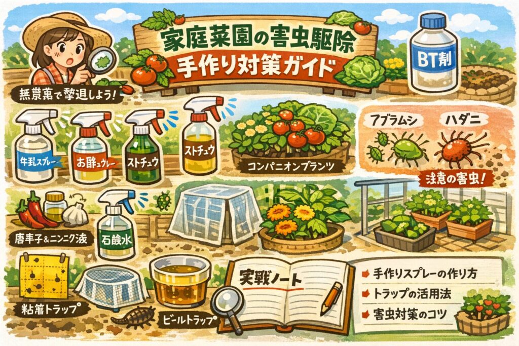 家庭菜園の害虫駆除を手作りで成功させる完全ガイド