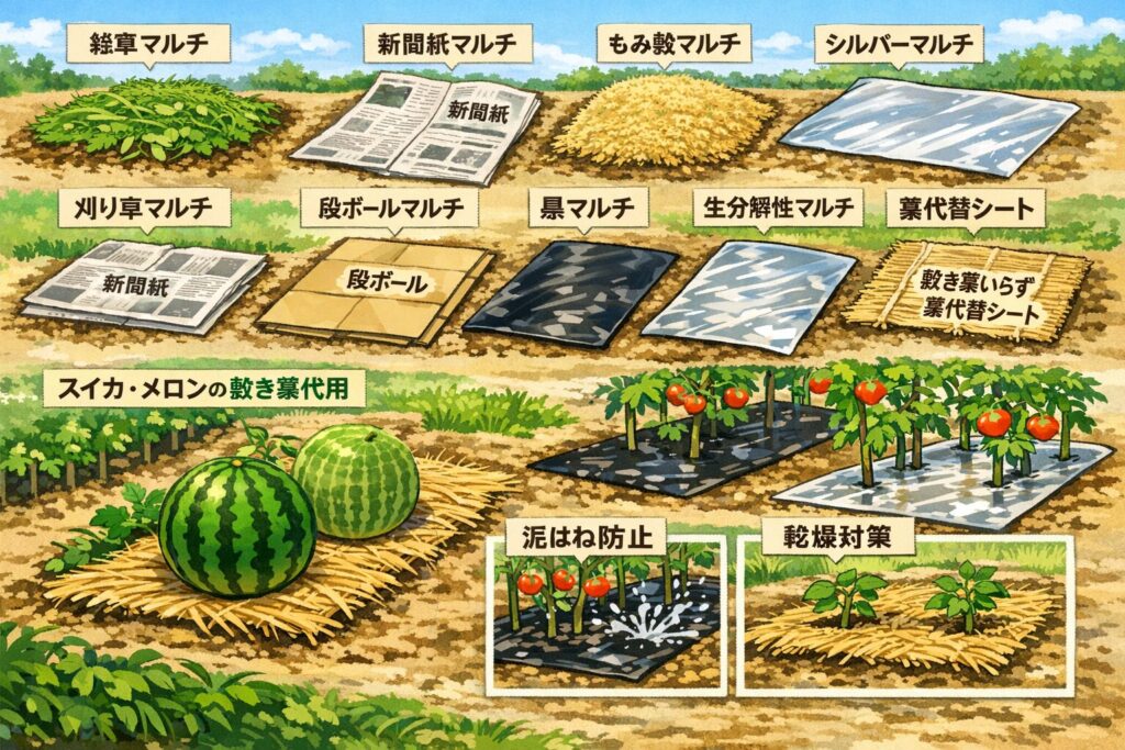 家庭菜園 藁の代用おすすめ10選｜乾燥防止と雑草対策のコツ