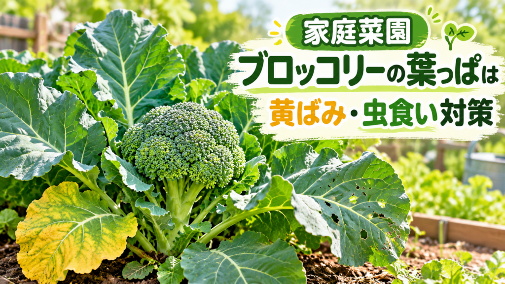 家庭菜園ブロッコリー葉っぱ対策